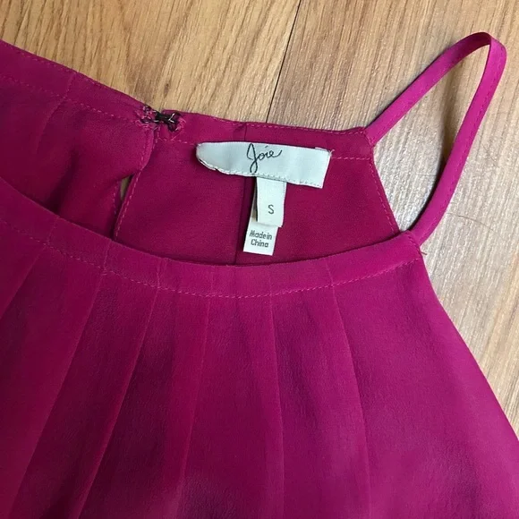 Joie Pink Silk Shift Halter Dress- Raspberry Size S - Picture 2 of 5